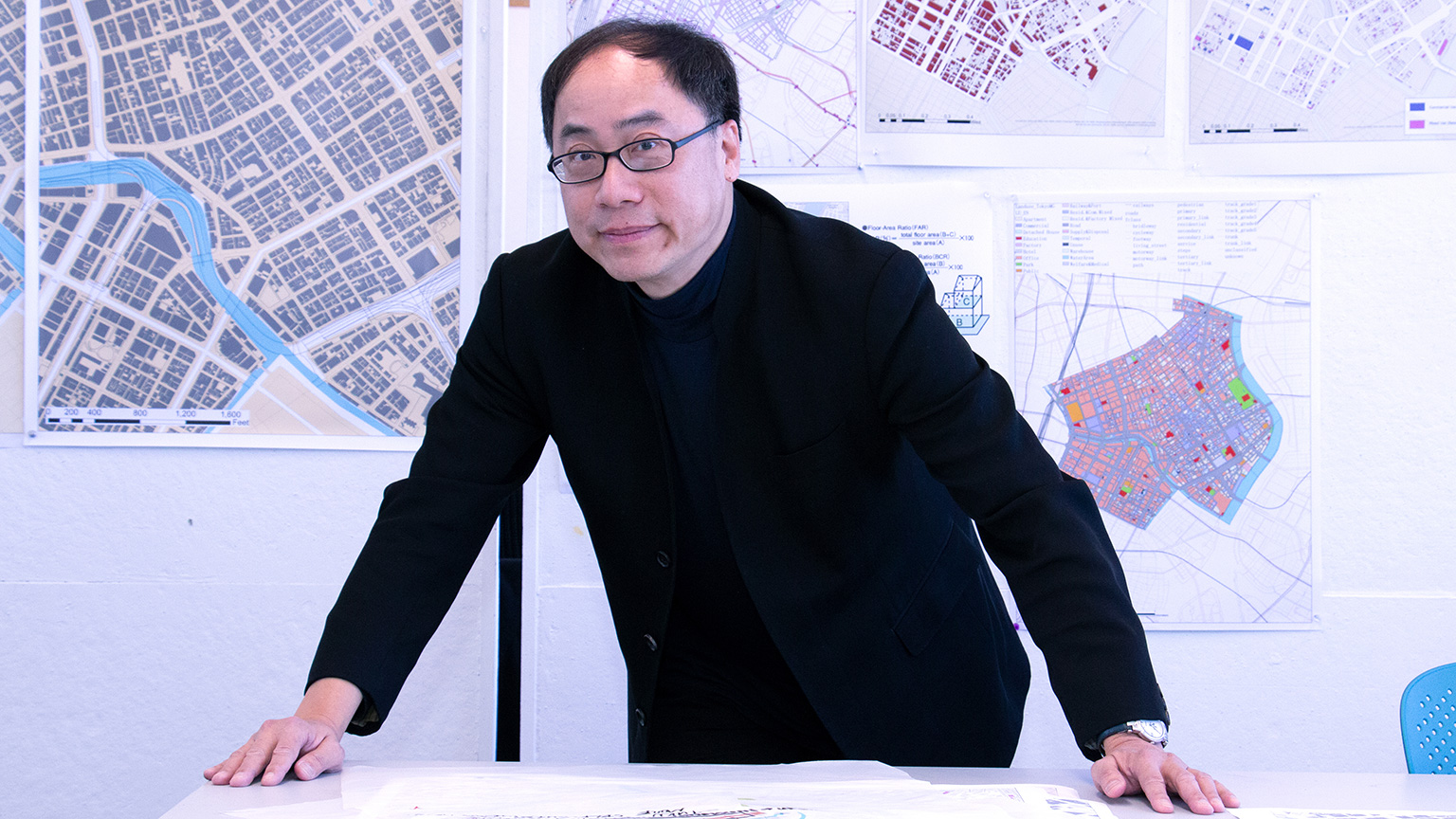 Perry Yang with Tokyo Smart City studio designs